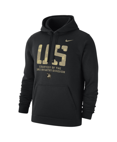 Shop Nike Men's  Black Army Black Knights 2023 Rivalry Collection Courtesy Of Club Fleece Pullover Hoodie