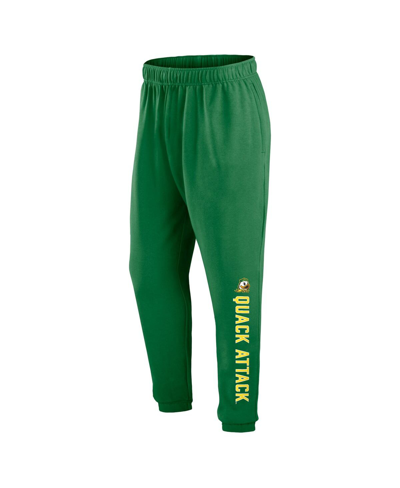 Shop Fanatics Men's  Green Oregon Ducks Chop Block Fleece Sweatpants