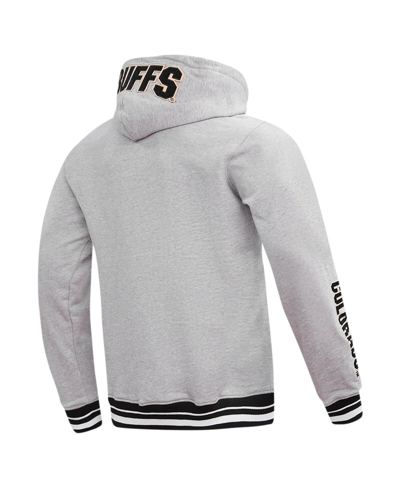 Shop Pro Standard Men's  Gray Colorado Buffaloes Classic Stacked Logo Pullover Hoodie