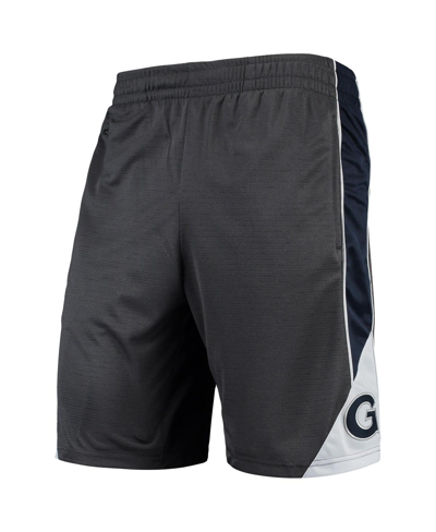 Shop Colosseum Men's  Charcoal Georgetown Hoyas Turnover Team Shorts