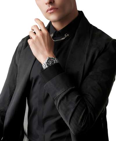 Longines Men's Swiss Automatic Hydroconquest Stainless Steel Steel Bracelet Watch 41mm In Sunray Black