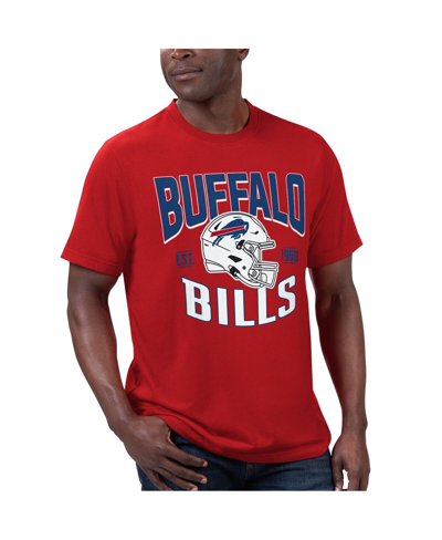 Shop G-iii Sports By Carl Banks Men's  Royal, Red Buffalo Bills T-shirt And Full-zip Hoodie Combo Set In Royal,red