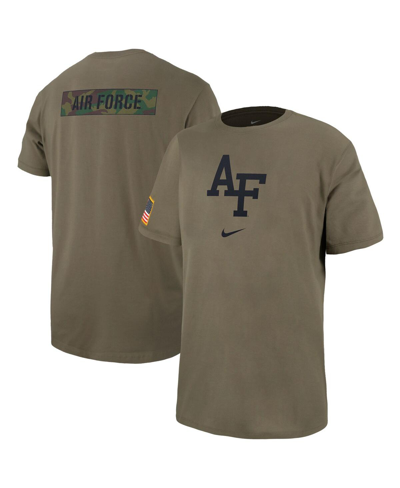 Shop Nike Men's  Olive Air Force Falcons Military-inspired Pack T-shirt