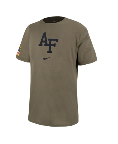 Shop Nike Men's  Olive Air Force Falcons Military-inspired Pack T-shirt