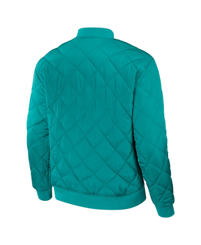 Fanatics Men's Darius Rucker Collection By  Black, Aqua Seattle Mariners Reversible Full-zip Bomber J In Black,aqua