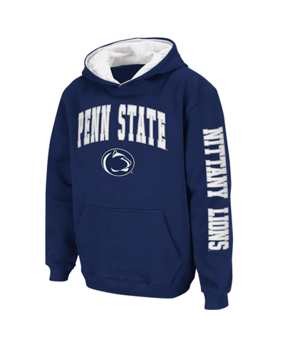 Colosseum Youth  Navy Penn State Nittany Lions 2-hit Team Pullover Hoodie In Navy