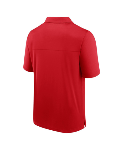 Fanatics Branded  Red Detroit Red Wings Left Side Block Polo In Red