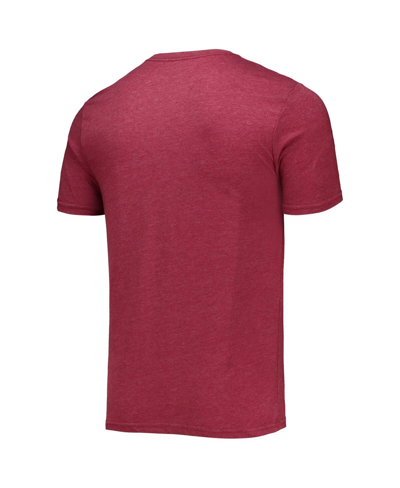 Concepts Sport Men's  Heathered Charcoal, Maroon Distressed Virginia Tech Hokies Meter T-shirt And Pa In Heathered Charcoal,maroon