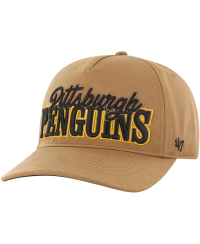 47 Brand Men's ' Tan Pittsburgh Penguins Barnes Hitch Adjustable Hat In Tan