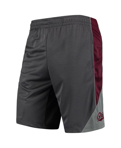 Shop Colosseum Men's  Charcoal Montana Grizzlies Turnover Team Shorts