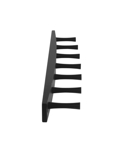 Spectrum Diversified Wall-mounted 7 Peg Wood Hook Rack In Tan