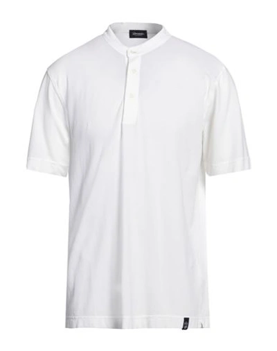 Shop Drumohr Man T-shirt Ivory Size 3xl Cotton In White