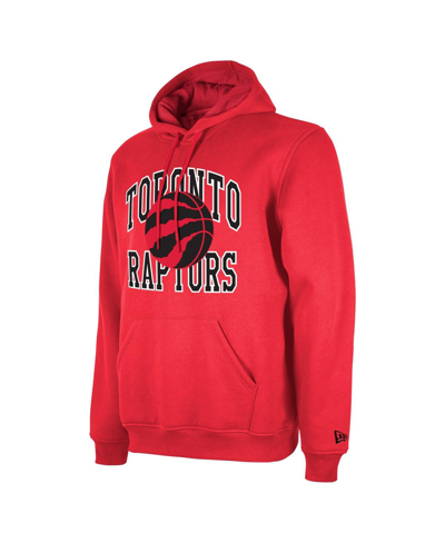 Shop New Era Men's And Women's  Red Toronto Raptors 2023/24 Season Tip-off Edition Pullover Hoodie