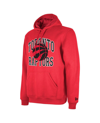 New Era Men's And Women's  Red Toronto Raptors 2023/24 Season Tip-off Edition Pullover Hoodie In Red