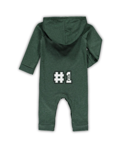 Shop Colosseum Newborn And Infant Boys And Girls  Heathered Green Michigan State Spartans Henry Pocketed H