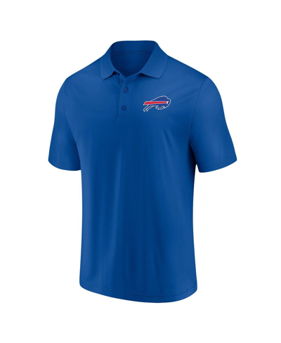 Shop Fanatics Men's  Royal Buffalo Bills Component Polo Shirt