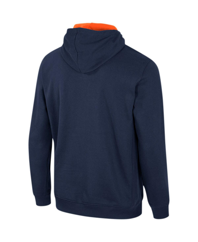 Shop Colosseum Men's  Navy Virginia Cavaliers Team Half-zip Pullover Hoodie