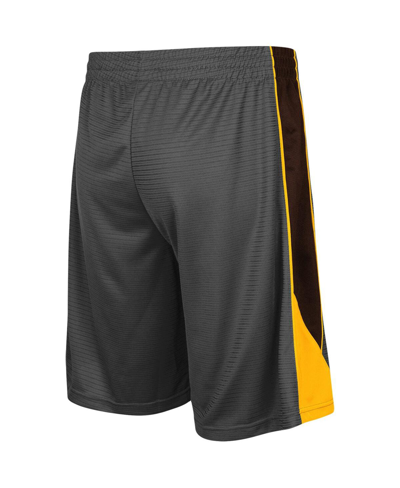 Colosseum Charcoal Wyoming Cowboys Turnover Shorts In Charcoal
