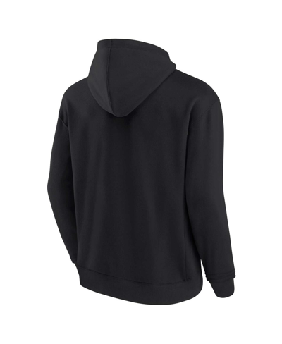 Fanatics Signature Men's And Women's  Black Texas Tech Red Raiders Super Soft Fleece Pullover Hoodie In Black
