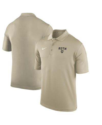 Nike Men's  Tan Army Black Knights 2023 Rivalry Collection Varsity Performance Polo Shirt In Tan