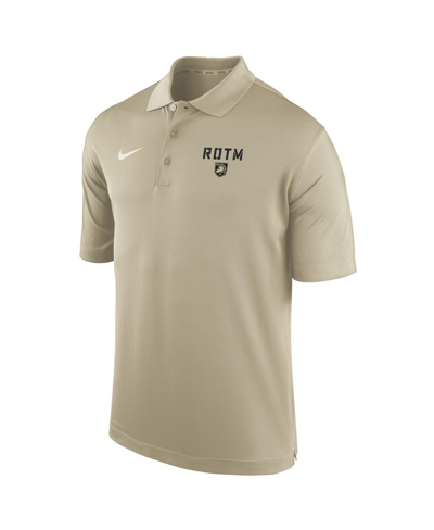 Shop Nike Men's  Tan Army Black Knights 2023 Rivalry Collection Varsity Performance Polo Shirt