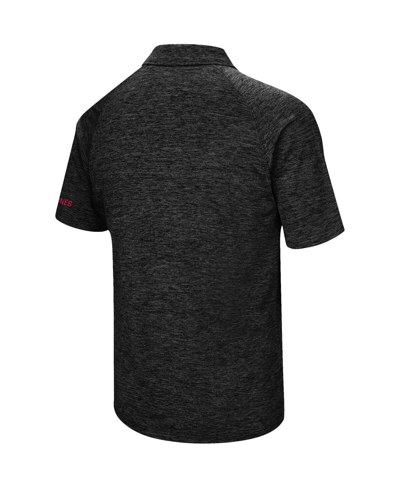 Colosseum Black Iowa State Cyclones Down Swing Polo In Black