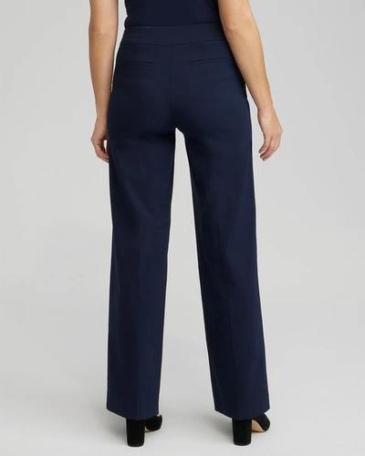 Chico's Brigitte Wide Leg Pants In Dark Blue