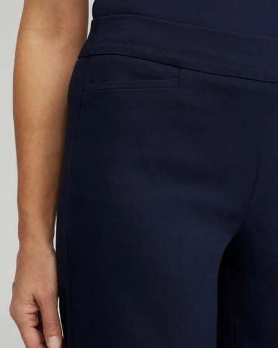 Chico's Brigitte Wide Leg Pants In Dark Blue
