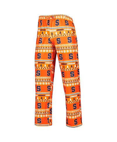Concepts Sport Men's  Orange Syracuse Orange Swivel Long Sleeve T-shirt And Pants Sleep Set In Orange