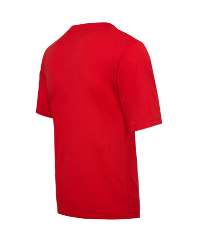 Shop College Concepts Men's  Red, Black Atlanta Hawks Arctic T-shirt And Pajama Pants Sleep Set In Red,black