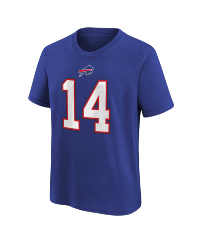 Shop Nike Preschool Boys And Girls  Stefon Diggs Royal Buffalo Bills Player Name And Number T-shirt