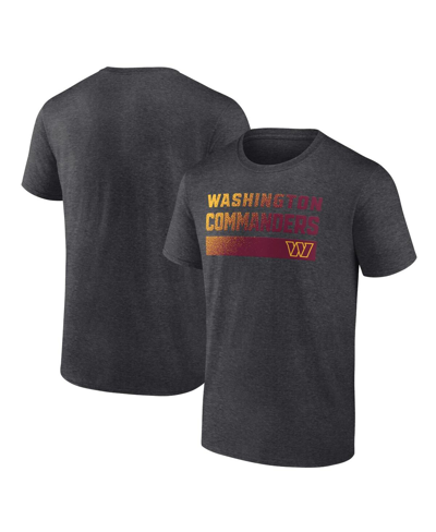 Shop Fanatics Men's  Charcoal Washington Commanders T-shirt