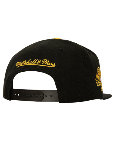 Shop Mitchell & Ness Men's  Black, Boston Bruins 100th Anniversary Collection Snapback Hat