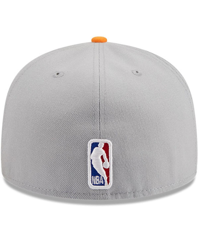 Shop New Era Men's  Gray, Orange Phoenix Suns Tip-off Two-tone 59fifty Fitted Hat In Gray,orange