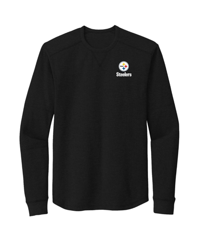 Shop Dunbrooke Men's  Black Pittsburgh Steelers Cavalier Long Sleeve T-shirt