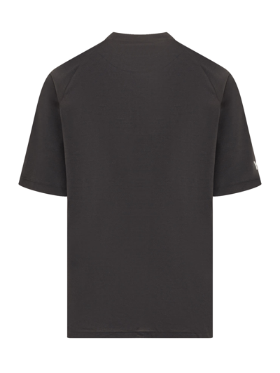 Shop Y-3 3s T-shirt In Black/owhite