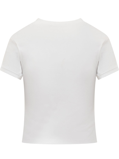 Shop Coperni T-shirt In Optic White