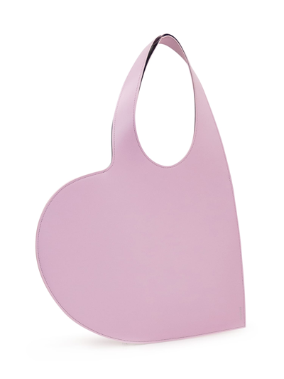 Shop Coperni Heart Tote Bag In Light Pink