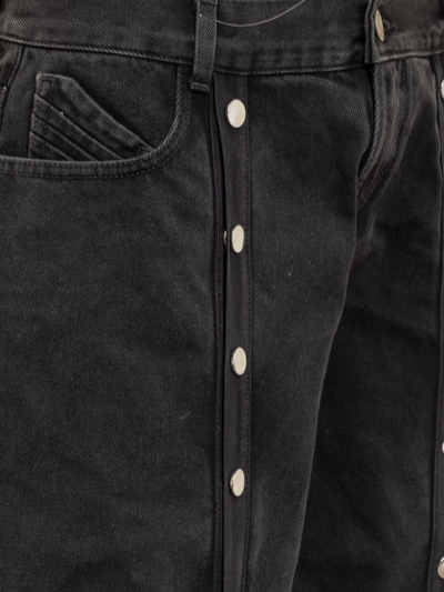 Shop Attico Jeans Trouser In Black