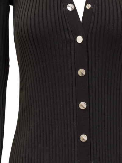 Shop Attico Cardigan In Black