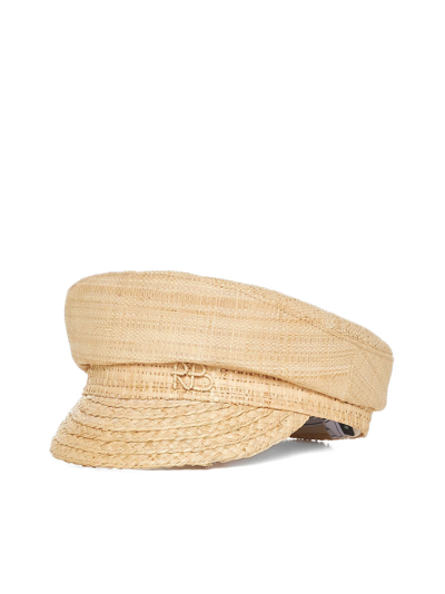 Shop Ruslan Baginskiy Hat In Natural Straw