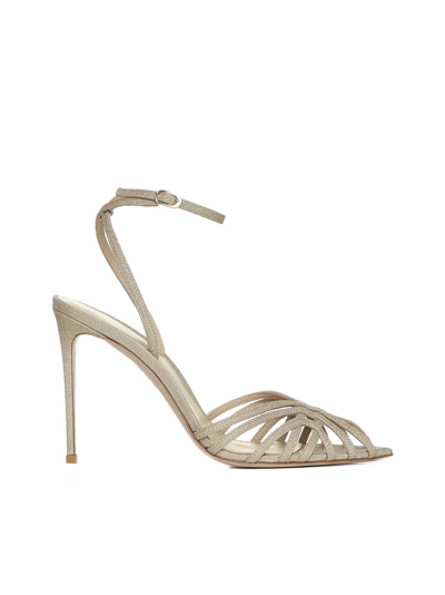 Shop Le Silla Sandals In Oro