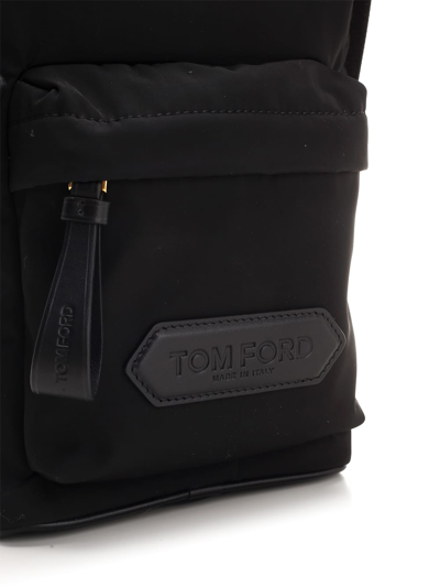 Shop Tom Ford Mini Messenger In Black
