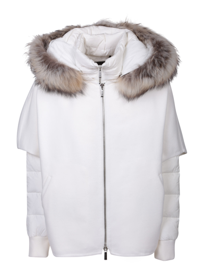 Shop Moorer Pegaso White Jacket