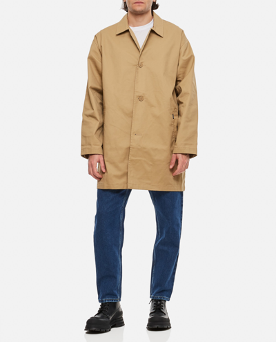 Shop Carhartt Newhaven Coat In Beige