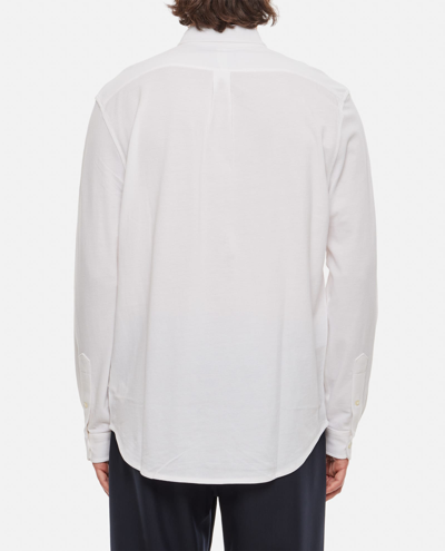 Shop Polo Ralph Lauren Long Sleeve-knit Shirt In White