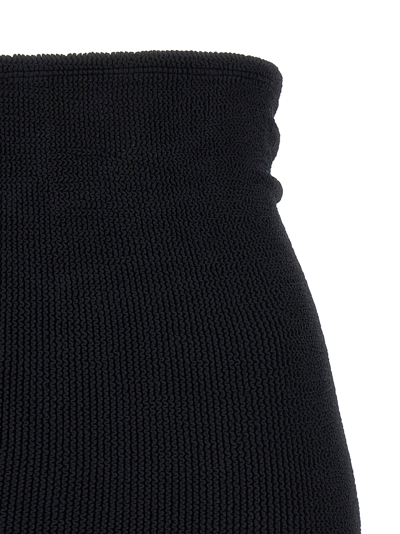 Shop Hunza G Mini Skirt In Black