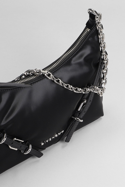Shop Givenchy Voyou Shoulder Bag In Black Polyamide