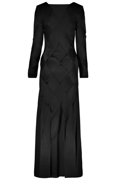 Burberry Maxi Dress In Black