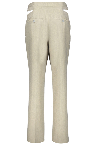 Shop Burberry Tailored Trousers In Turtledove
